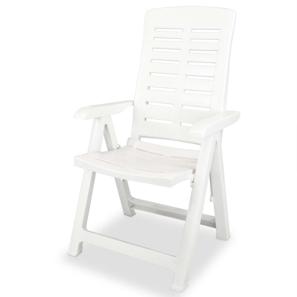Vidaxl 4x Chaises Inclinables De Jardin Fauteuils De Patio Chaises Dexterieur Sieges De Terrasse Fauteuils Pliables 275067