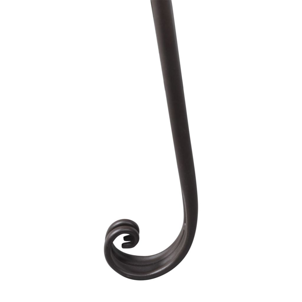 Vidaxl Chaise Longue De Jardin 128 Cm Acier Antique Marron