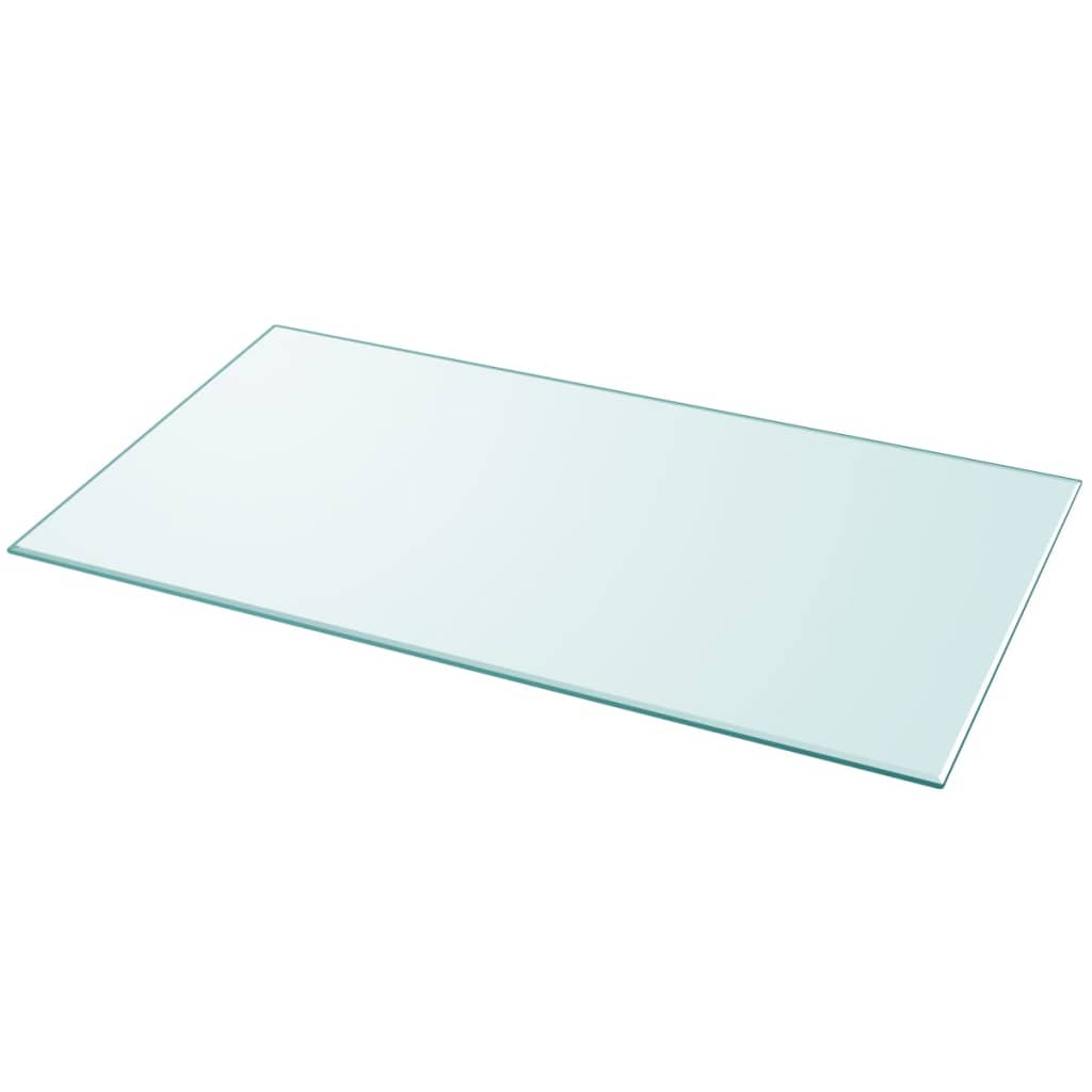 Vidaxl Dessus De Table Rectangulaire En Verre Trempe 1200 X 650 Mm