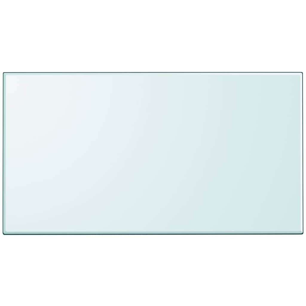 Vidaxl Dessus De Table Rectangulaire En Verre Trempe 1200 X 650 Mm