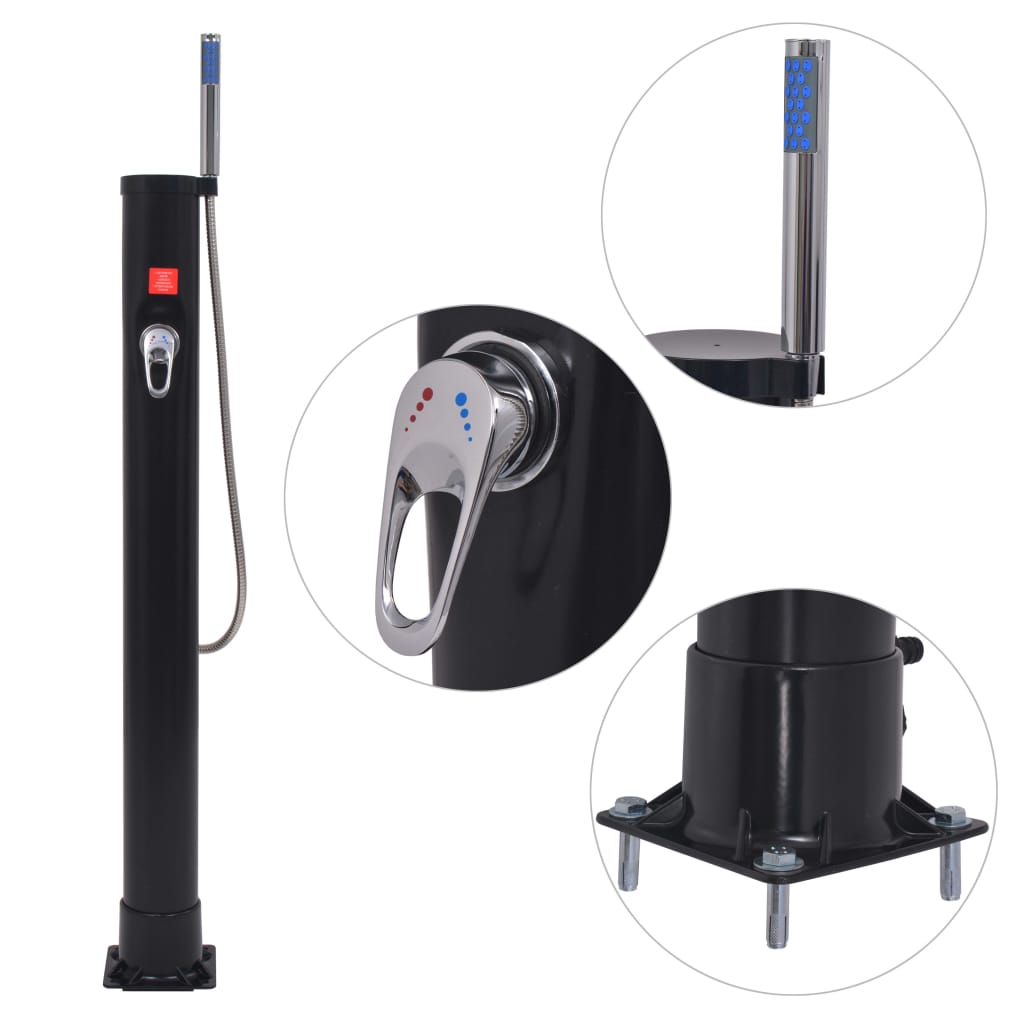 Vidaxl Douche Solaire 8 L Pvc Acier