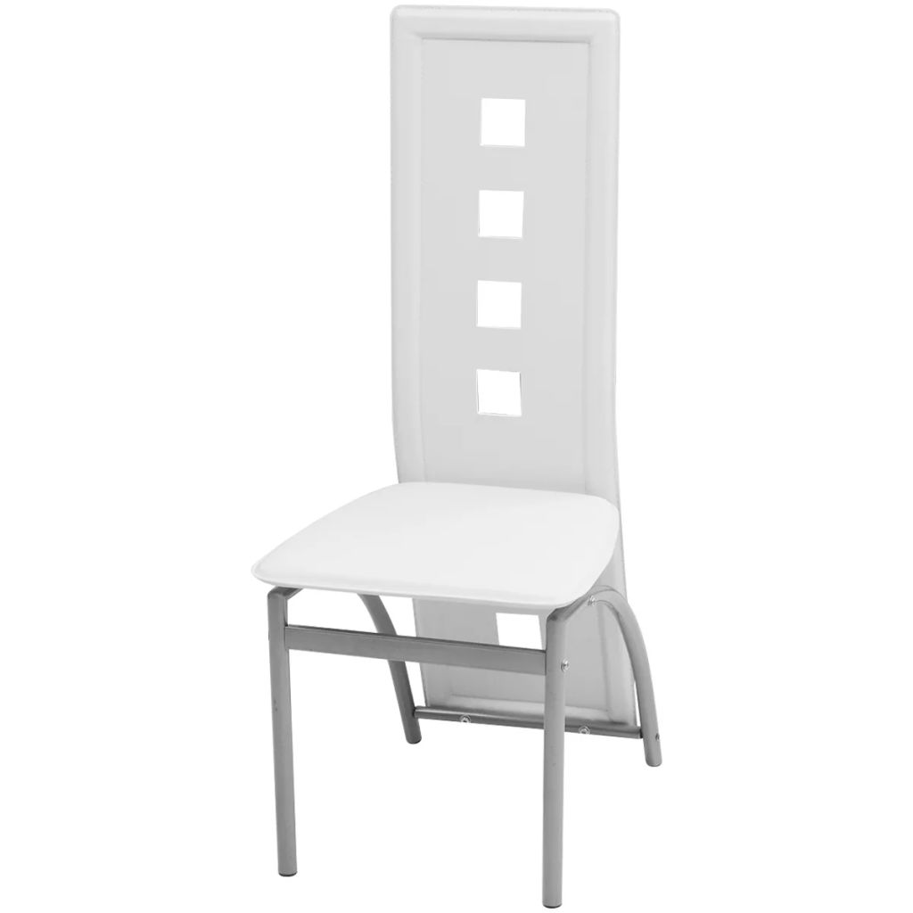 Vidaxl Ensemble A Diner Cinq Pieces Blanc