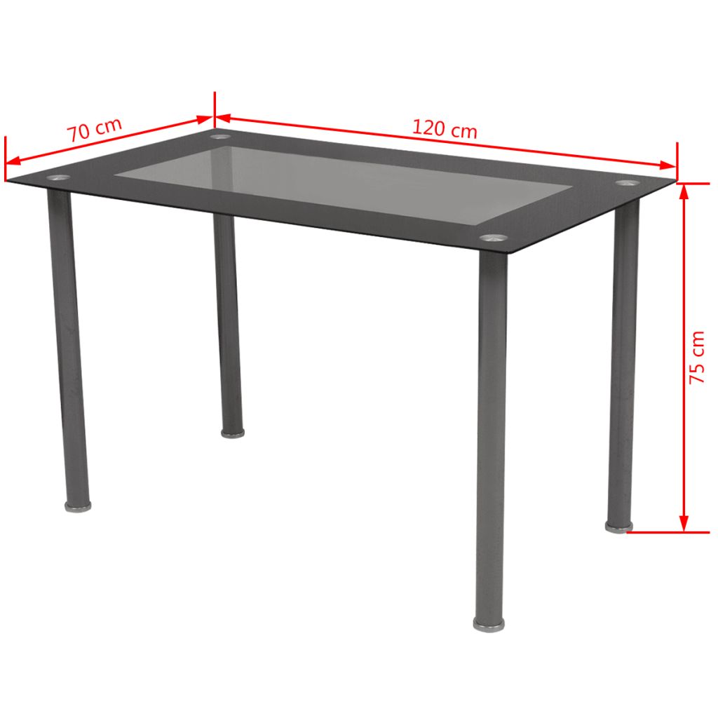 Vidaxl Ensemble A Diner Cinq Pieces Blanc