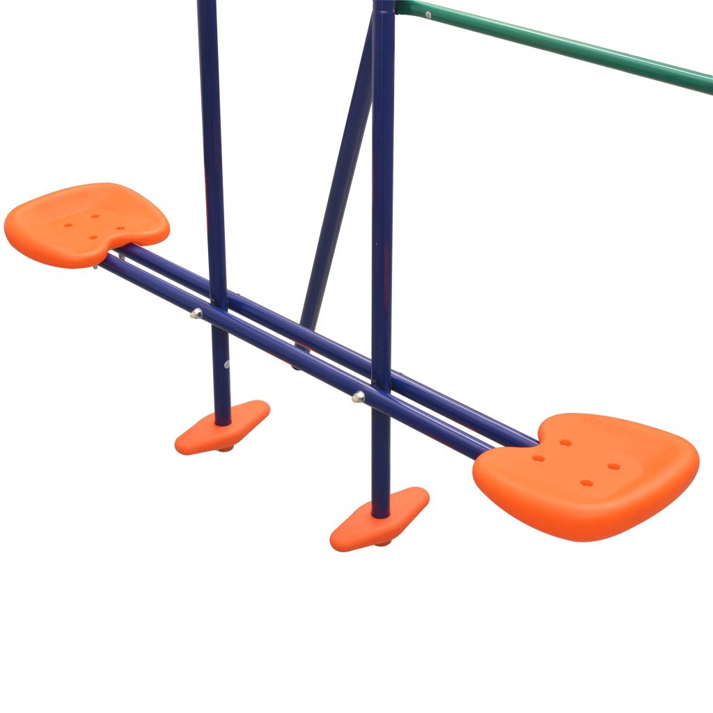 Ensemble De Balancoire Vidaxl 91359 3 Sieges Toboggan 183 Cm Acier Et Plastique
