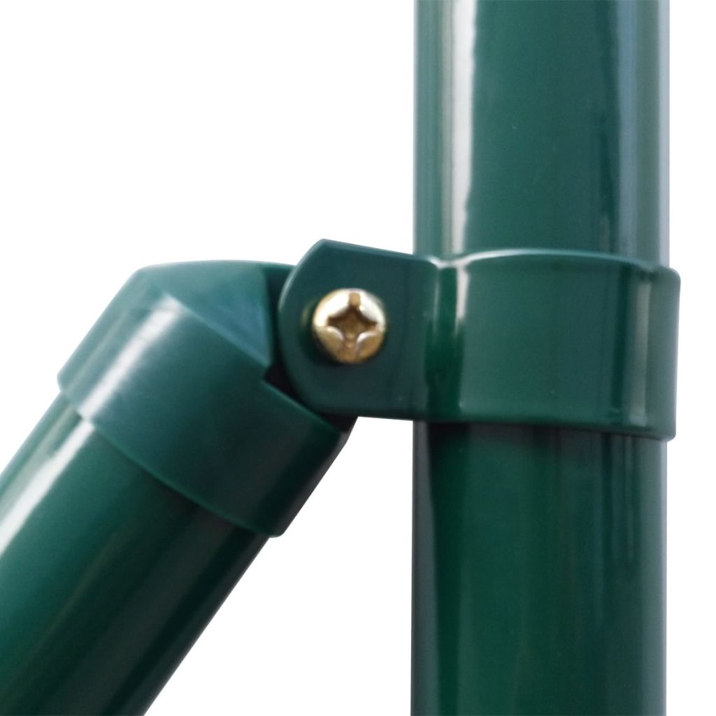 Vidaxl Ensemble De Cloture Bordure Pour Jardin Euro 25 X 17 M Acier Vert 142380