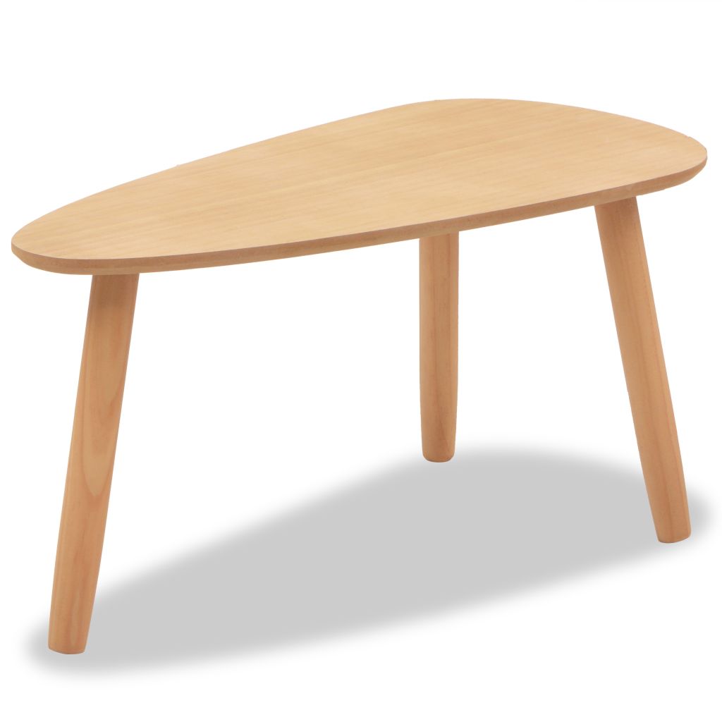 Tables Basses En Bois De Pin Massif Vidaxl Style Scandinave Marron 244733