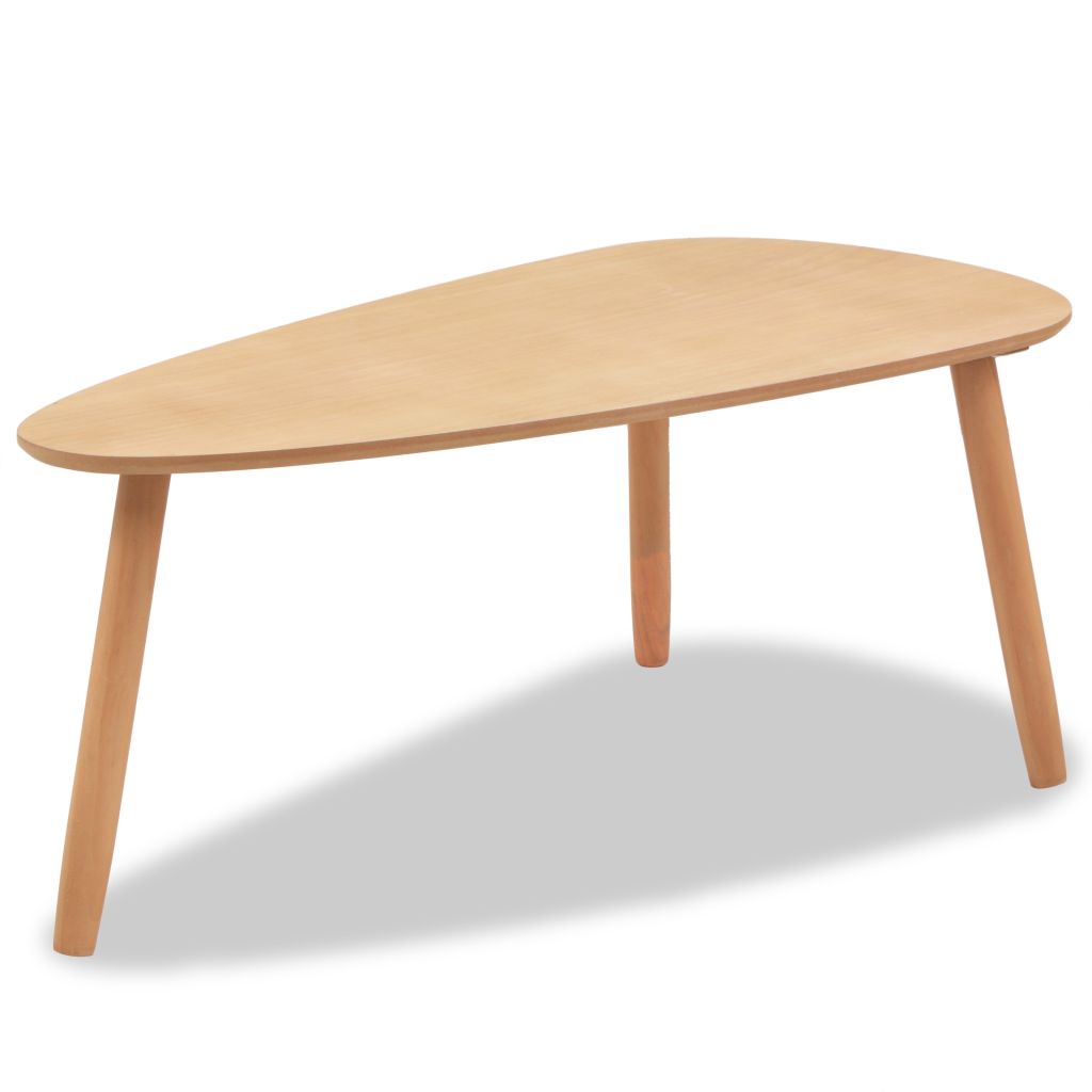 Tables Basses En Bois De Pin Massif Vidaxl Style Scandinave Marron 244733