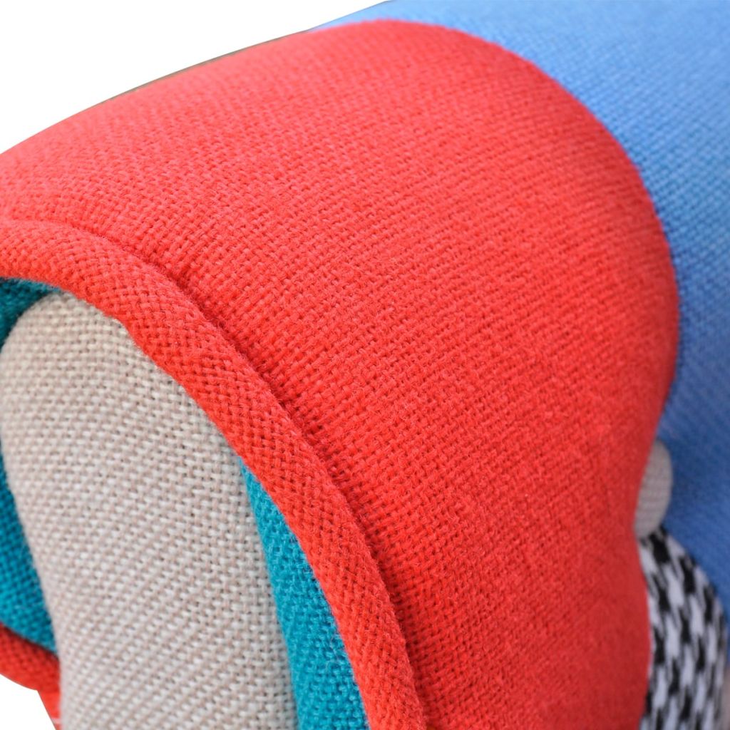 Vidaxl Fauteuil Avec Design De Patchwork Tissu Siege Meuble Salon Chambre 241027
