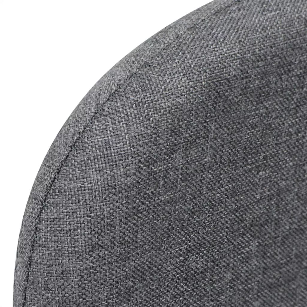 Fauteuil Convertible Vidaxl Gris Clair Tissu 1 Place Contemporain Design