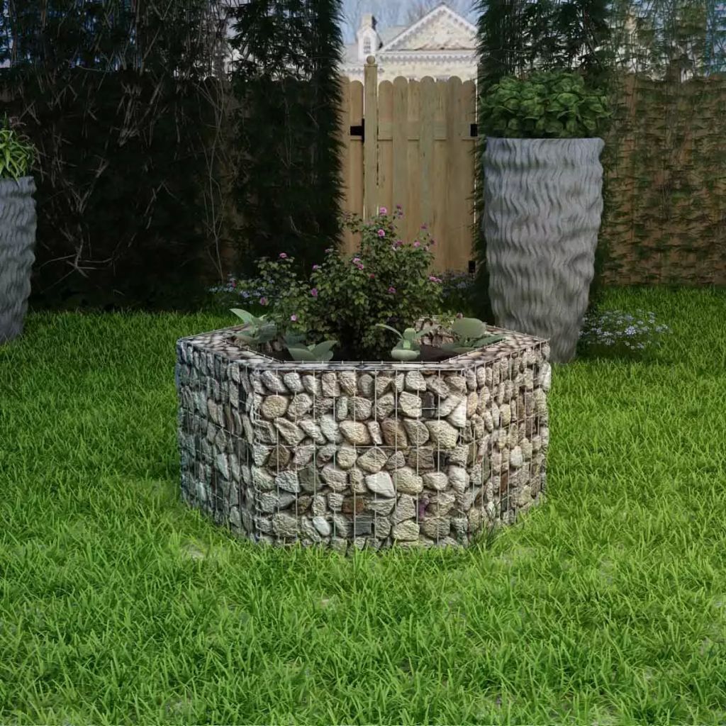 Vidaxl Lit Sureleve A Gabion Hexagonale 100 X 90 X 50 Cm