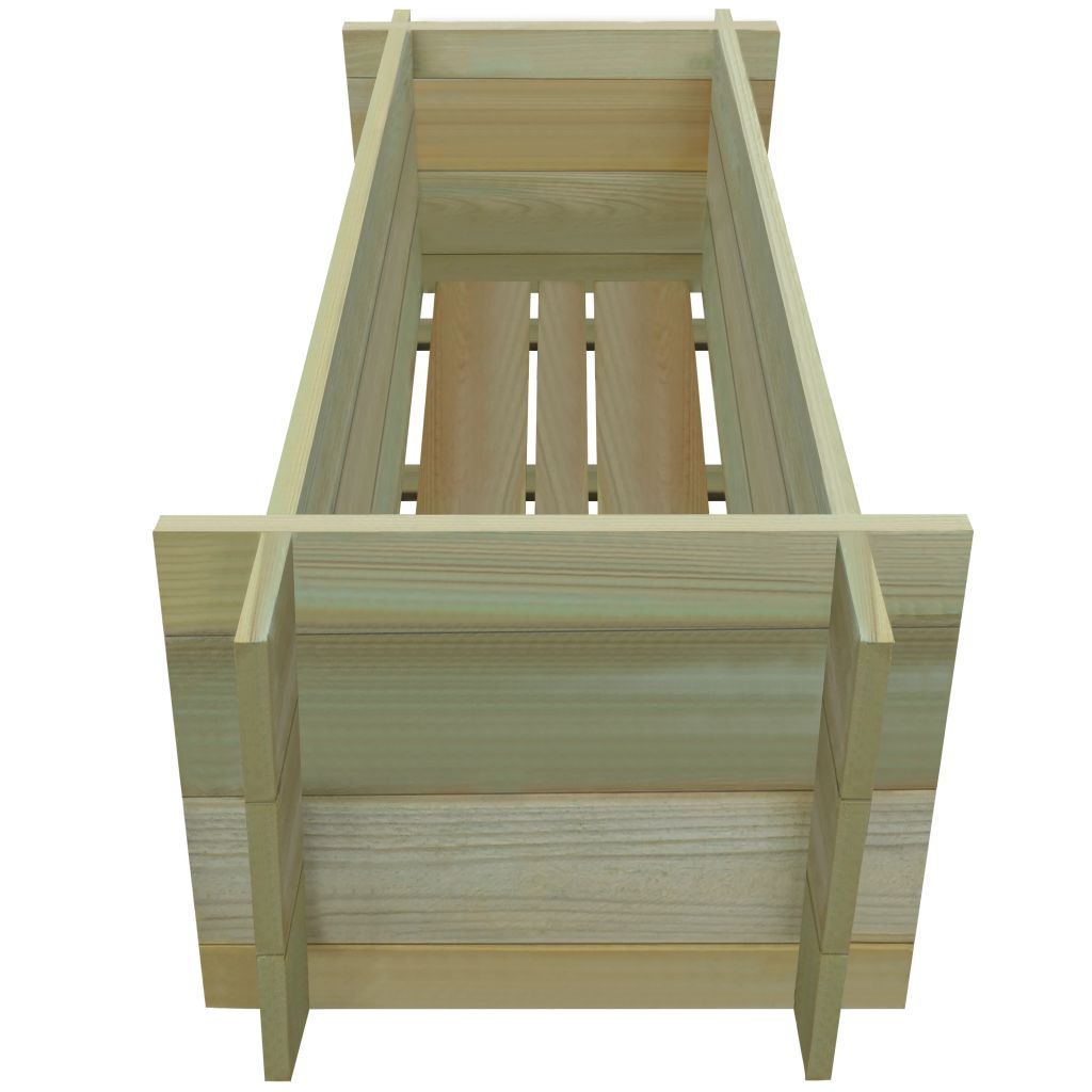 Vidaxl Jardiniere Surelevee De Legumes Bois De Pin Impregne 120 Cm