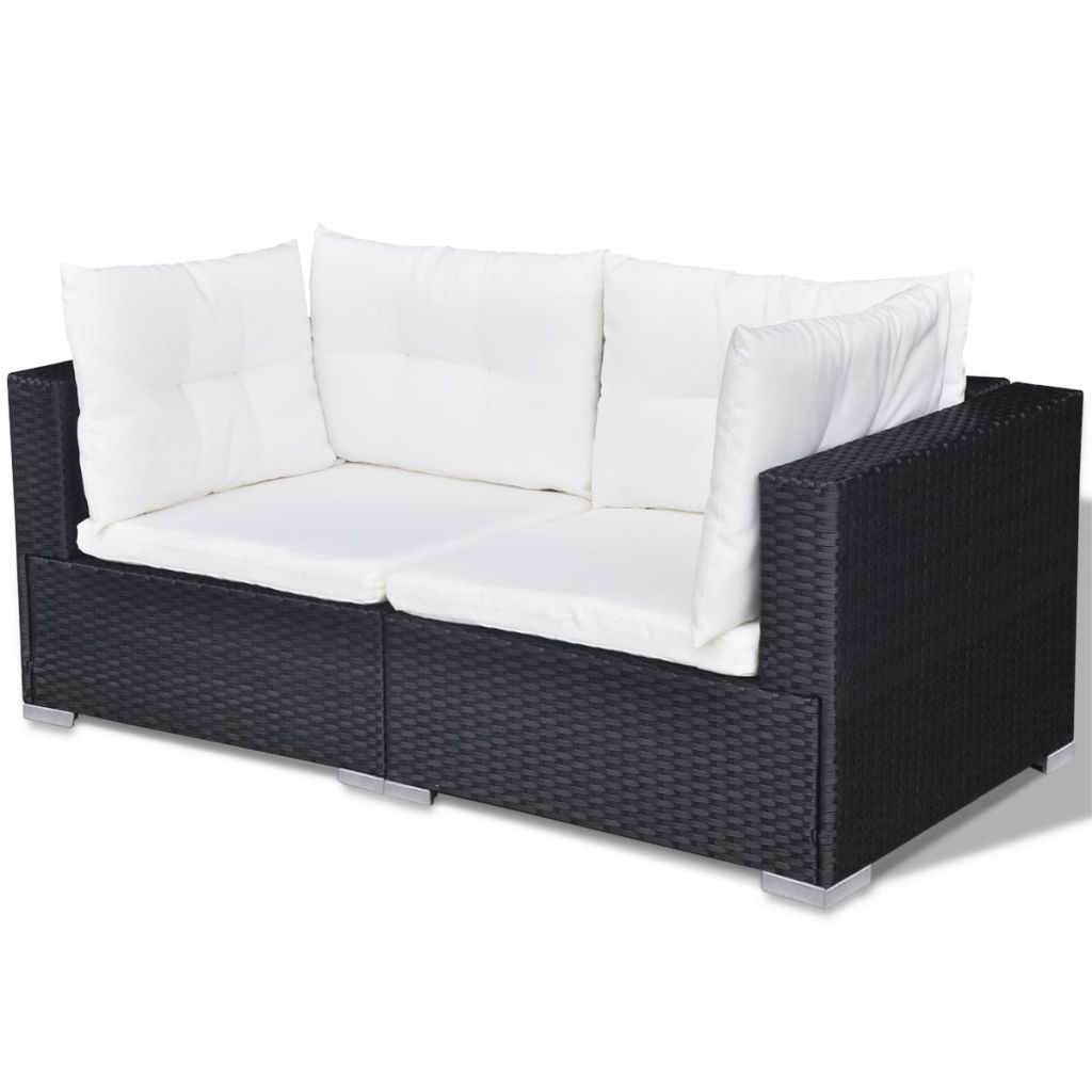 Vidaxl Salon De Jardin 10 Pcs Avec Coussins Meubles De Terrasse Mobilier De Jardin Meubles De Patio Mobilier Dexterieur 41878
