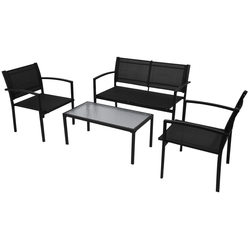 Vidaxl Jeu De Mobilier De Jardin De 4 Pc...