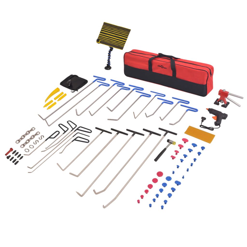 Vidaxl Kit De Debosselage Sans Peinture 87 Pcs Inox Outils De Garage Atelier 210400