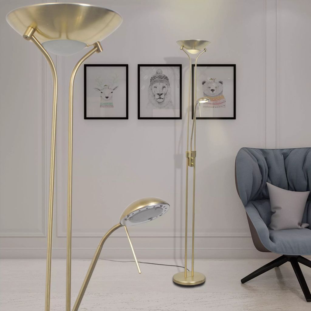 Vidaxl Lampadaire A Led A Eclairage Reglable 23 W Lampe Sur Pied Lampe De Sol 242731