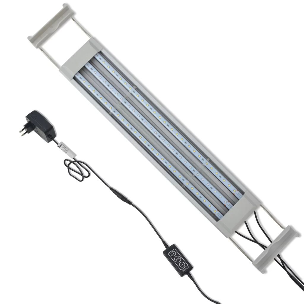 Vidaxl Lampe A Led Pour Aquarium 50 60 Cm Aluminium Ip67