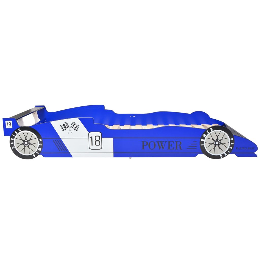 Vidaxl Lit Voiture De Course Pour Enfants 90 X 200 Cm Bleu