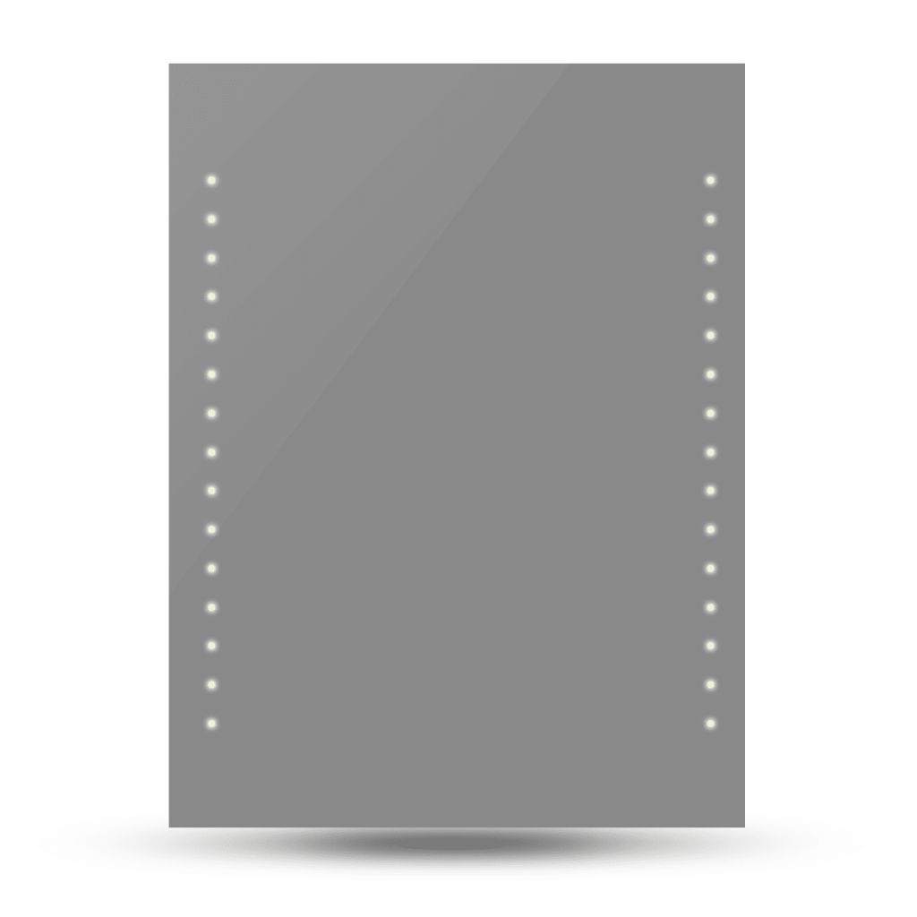 Vidaxl Miroir De Salle De Bain Avec Lumieres Led 50 X 60 Cm (l X H)