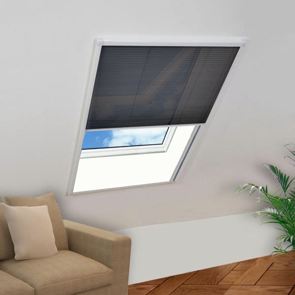 Vidaxl Moustiquaire Plissee Pour Fenetre 160 X 110 Cm