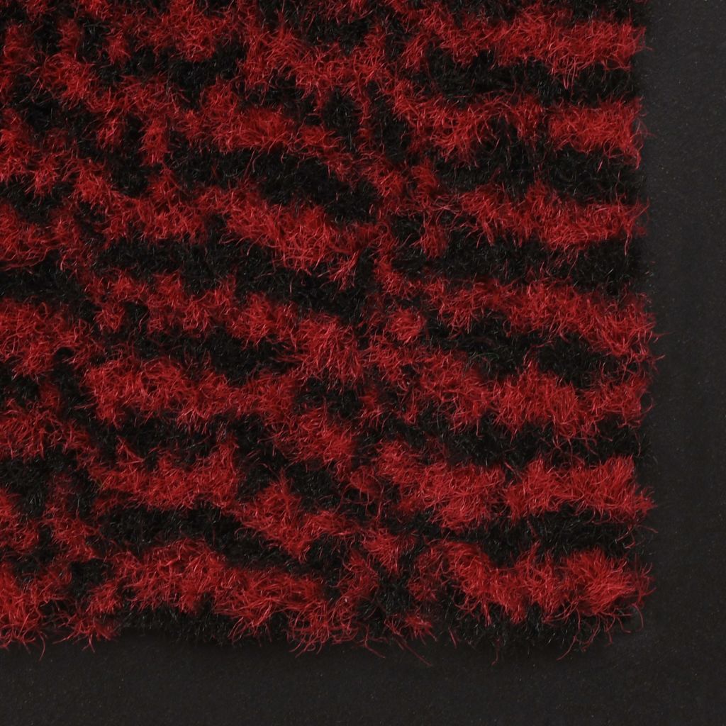 vidaXL Paillasson rectangulaire 40 x 60 cm Rouge