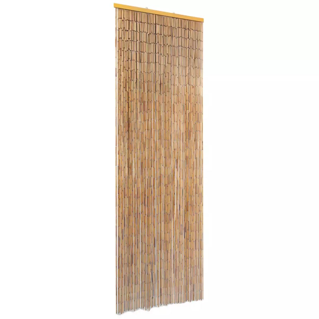 Vidaxl Rideau De Porte Contre Insectes Bambou 56 X 185 Cm
