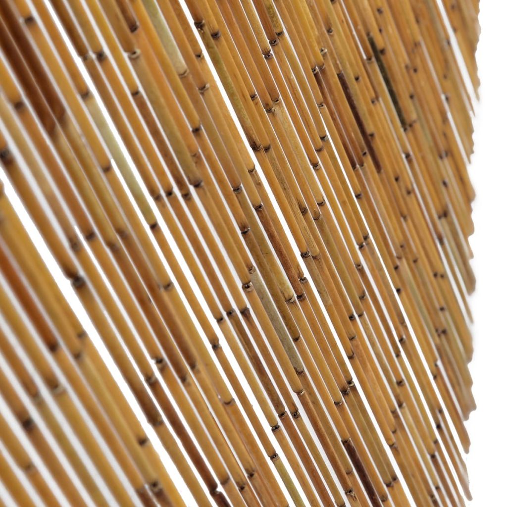 Vidaxl Rideau De Porte Contre Insectes Bambou 56 X 185 Cm