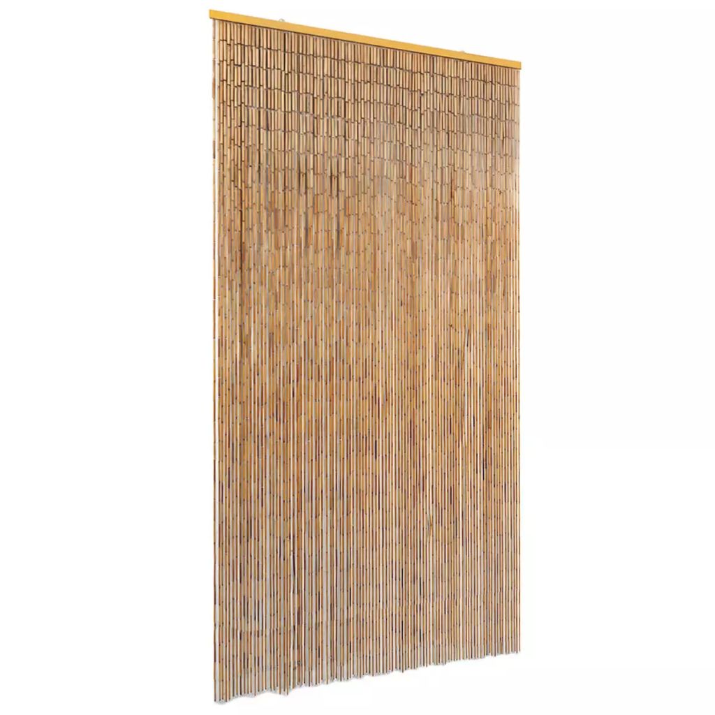 Vidaxl Rideau De Porte Contre Insectes Bambou 100 X 220 Cm