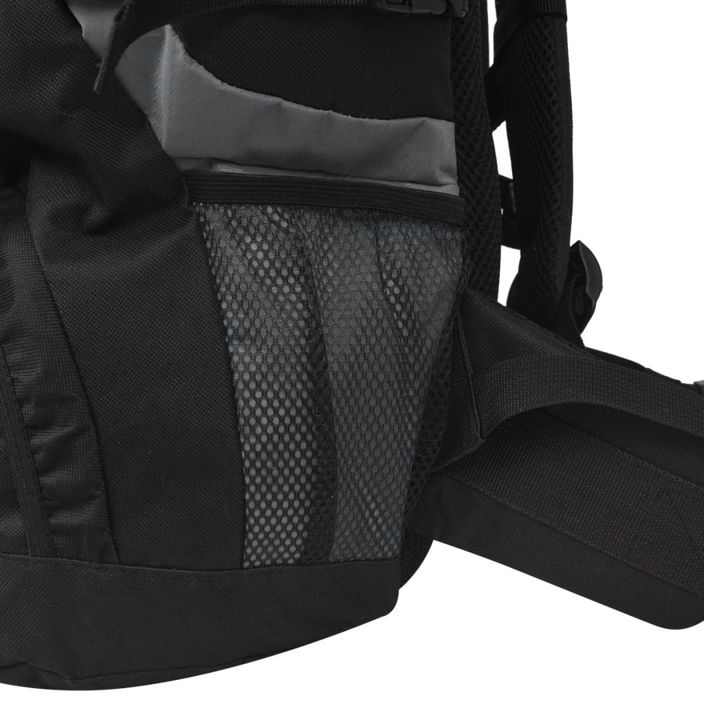 Vidaxl Sac A Dos De Randonnee Xxl 75 L Noir Et Gris