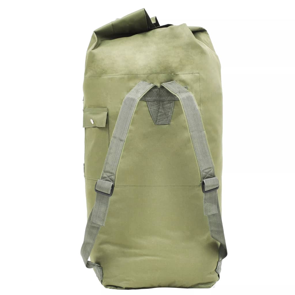Vidaxl Sac De Sport Style Militaire 85 L Vert Olive