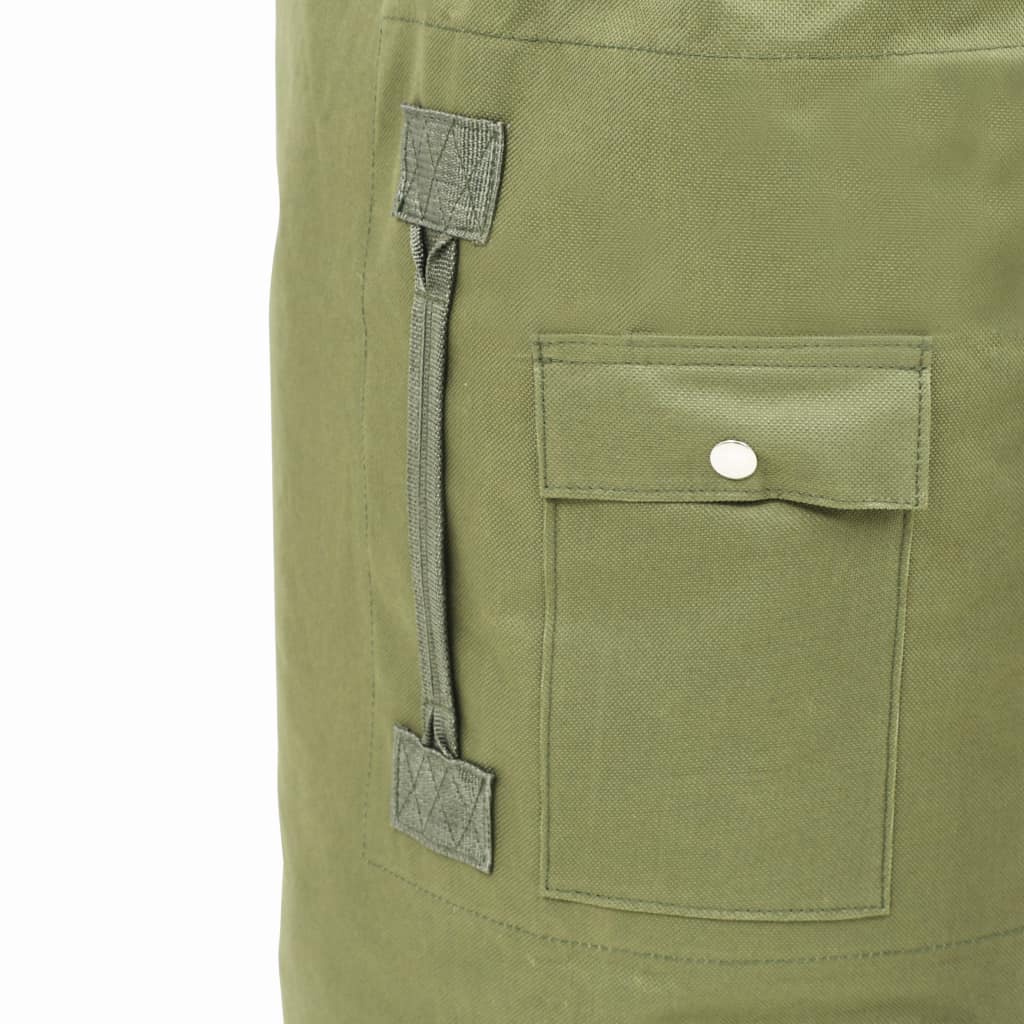 Vidaxl Sac De Sport Style Militaire 85 L Vert Olive