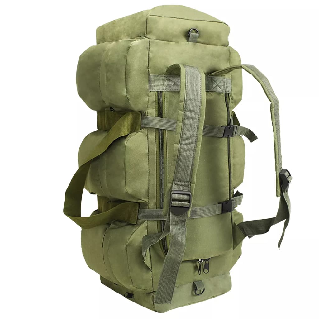 Vidaxl Sac De Sport Style Militaire 3 En 1 Sac A Dos Sac A Bagages Rangement Stockage Voyage En Plein Air Randonnee Camping 91388