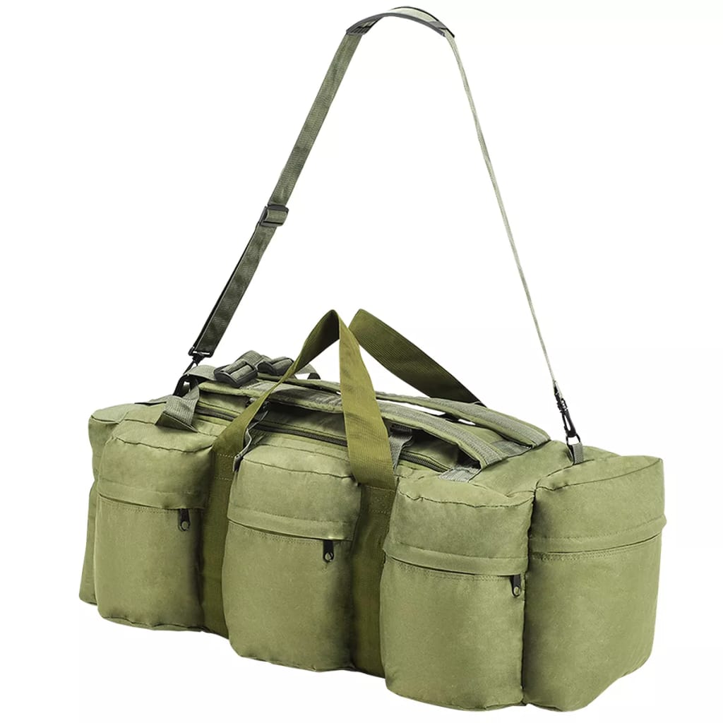 Vidaxl Sac De Sport Style Militaire 3 En 1 Sac A Dos Sac A Bagages Rangement Stockage Voyage En Plein Air Randonnee Camping 91388
