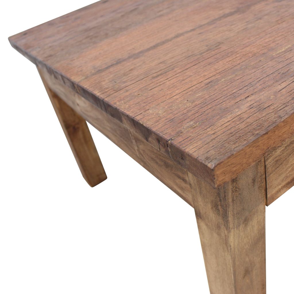 Vidaxl Table Basse Table Dappoint Bout De Canape Meuble De Salon Salle De Sejour Maison Interieur Bois Dacajou Massif 244493