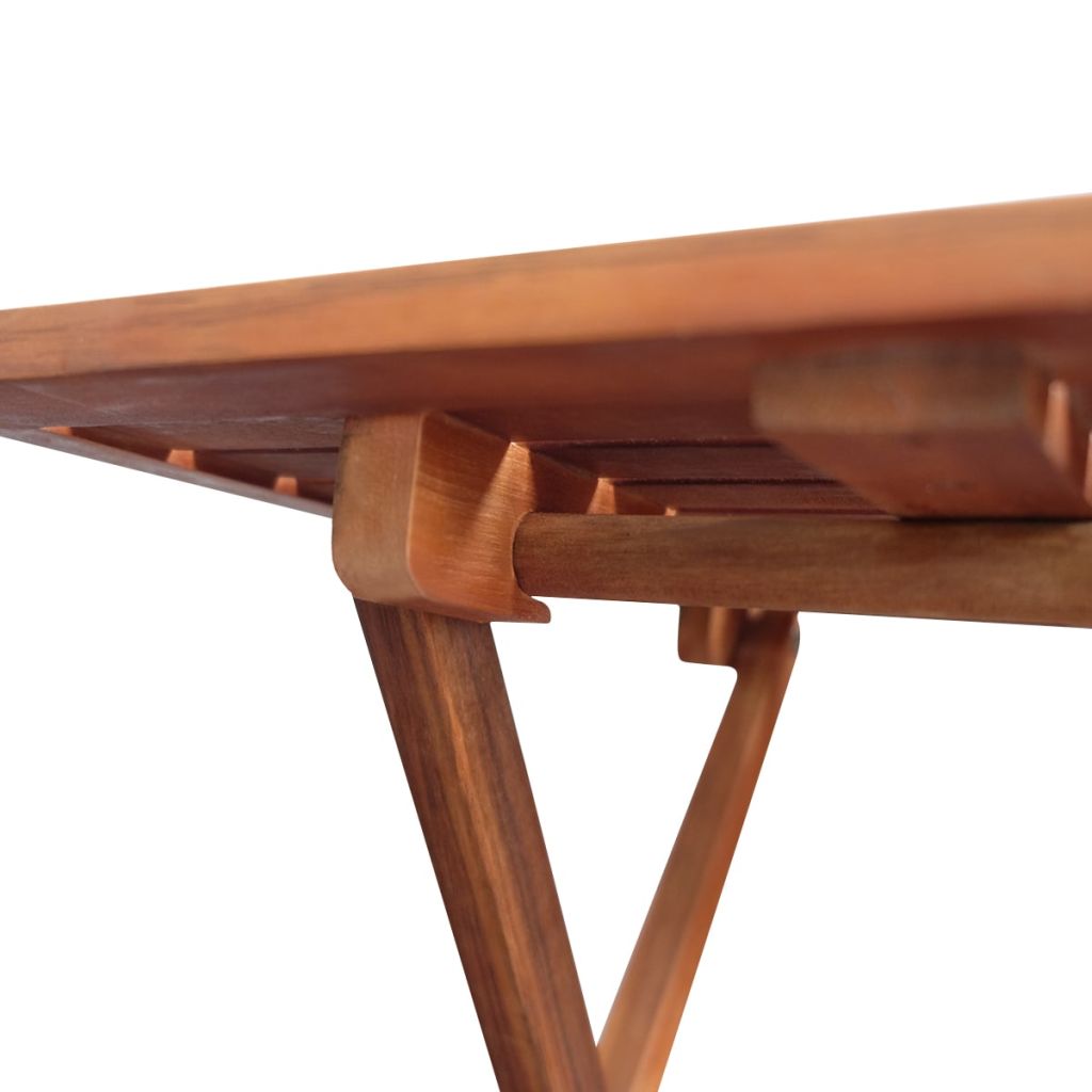 Vidaxl Table De Bistro 46x46x47 Cm Bois D'acacia Massif