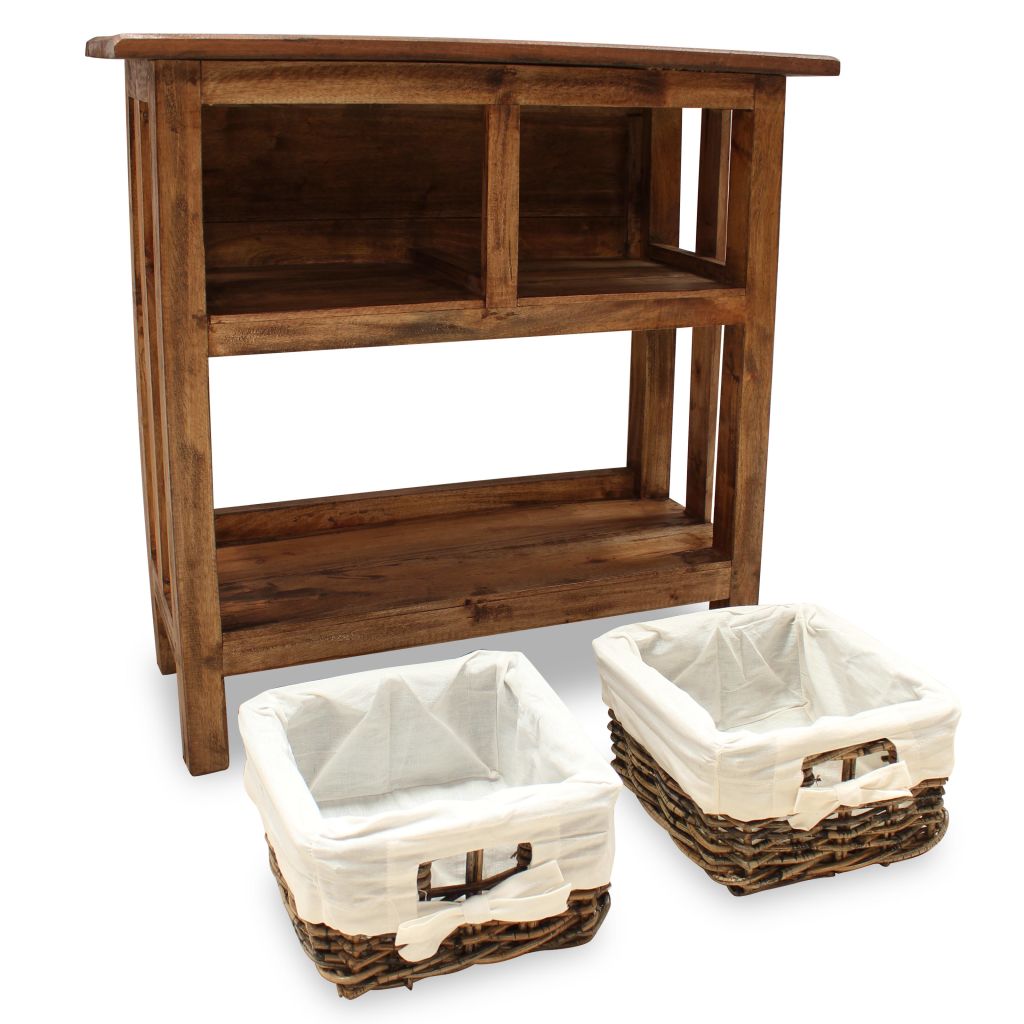 Vidaxl Table Console Bois De Recuperation Massif 69 X 28 X 70 Cm