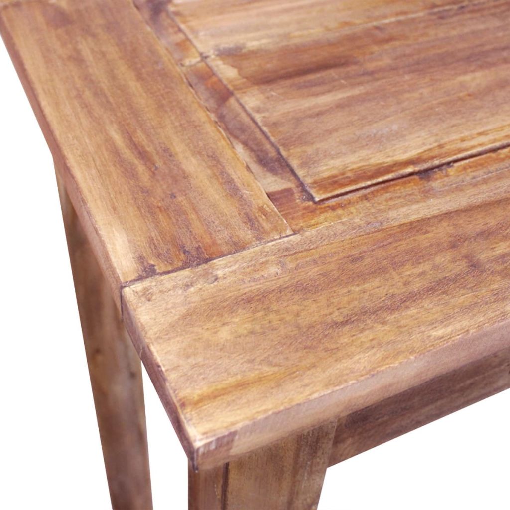 Vidaxl Table Console Bout De Canape Avec 2 Tiroirs Table Dappoint Avec Rangement Salon Entree Couloir Bois Dacajou 244494