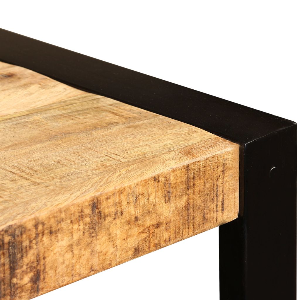 Vidaxl Table De Salle A Manger Bois De Manguier Massif 120 Cm