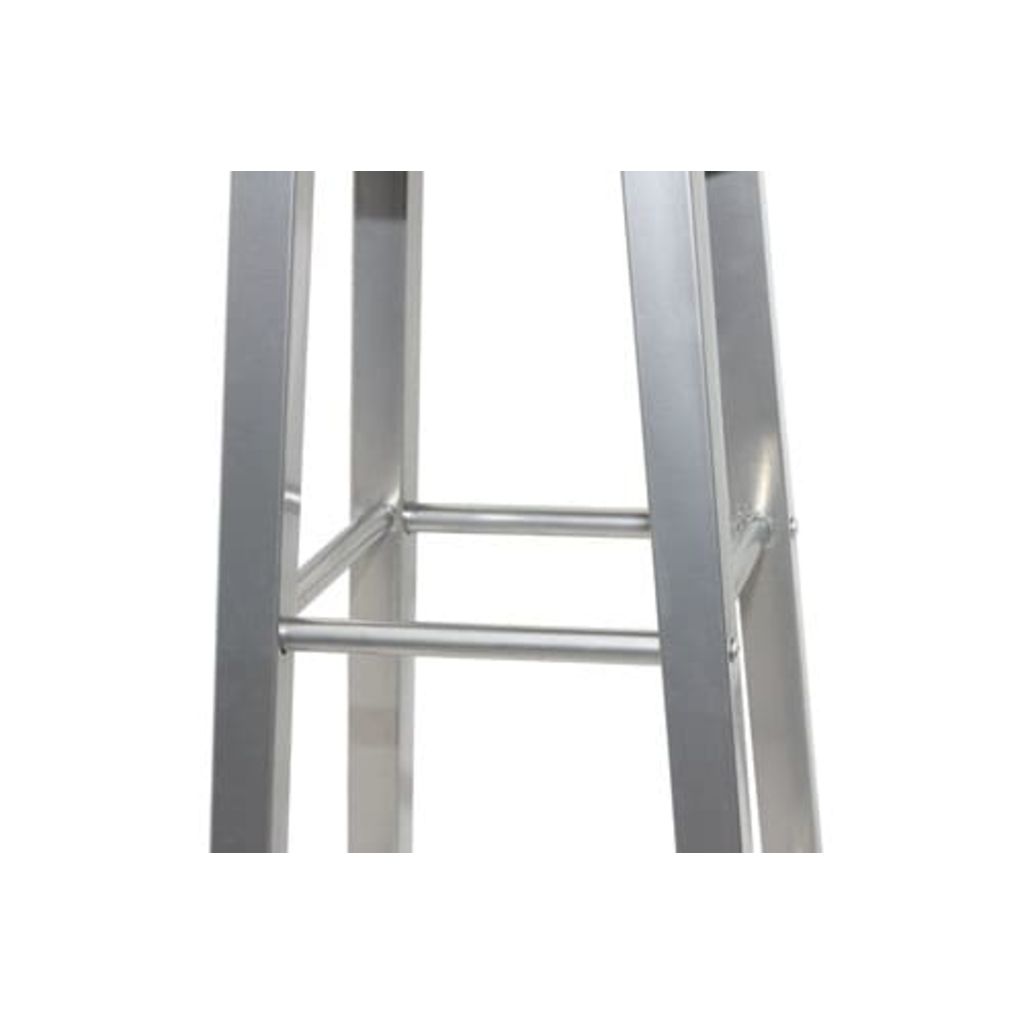 vidaXL Tabouret de bar 2 pcs Metal avec siege en MDF