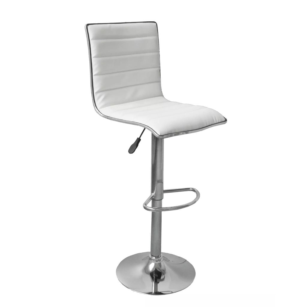 Vidaxl Tabourets De Bar 2 Pcs Blanc