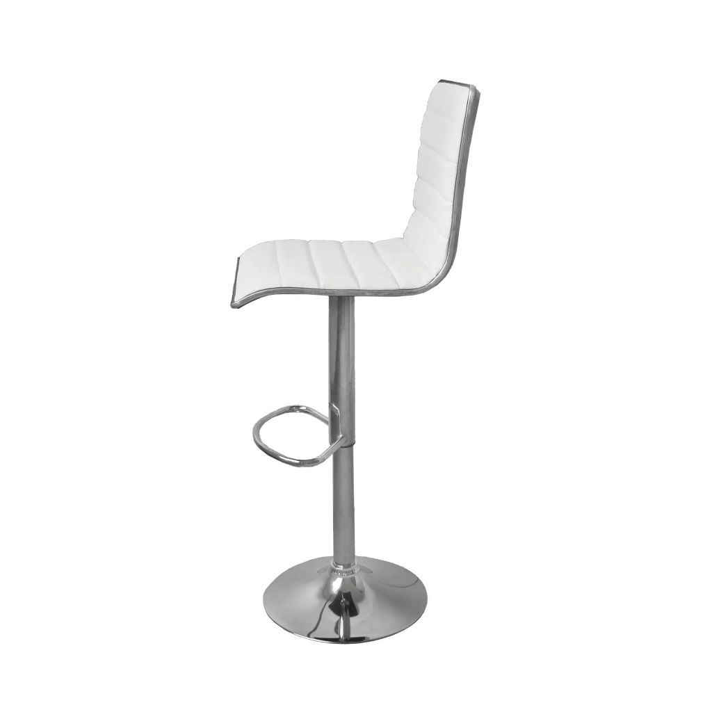 Vidaxl Tabourets De Bar 2 Pcs Blanc