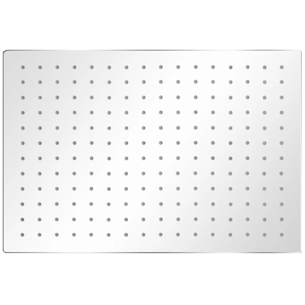 Vidaxl Tete De Douche Plongeante Rectangulaire En Acier Inoxydable 30x40 Cm
