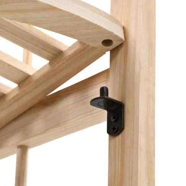Vidaxl Etagere Dangle Bois De Cedre 27 X 27 X 110 Cm