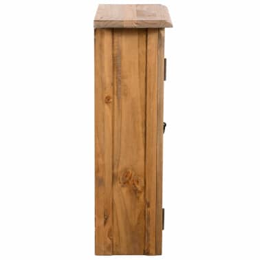 Vidaxl Armoire Laterale De Salle De Bain Pin Massif 42x23x70 Cm 246039
