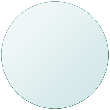 vidaXL Dessus de table ronde en verre trempe 300 mm