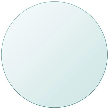 vidaXL Dessus de table ronde en verre trempe 900 mm