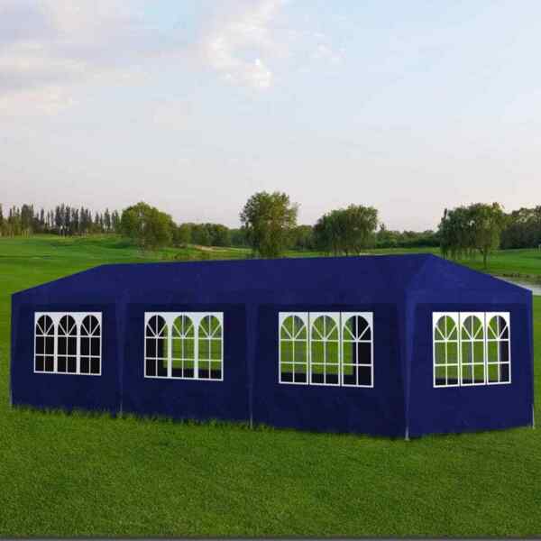 Vidaxl Tonnelle De Jardin Tente De Reception 3x9 M Chapiteau Pavillon Auvent 90339