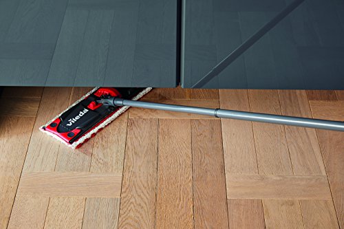 Lave Sol A Plat Vileda Ultramax Turbo Manche Telescopique Gris Foncerouge