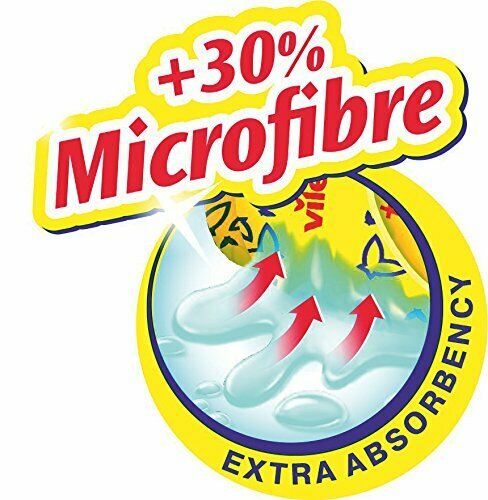 Vileda Recharge Pour Balai Supermocio Soft Multicolore