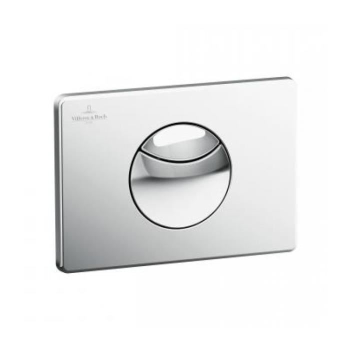 Villeroy Und Boch Plaque De Declenchement Wc Villeroy & Boch Viconnect E100 92248561 Double Chasse, Chromee