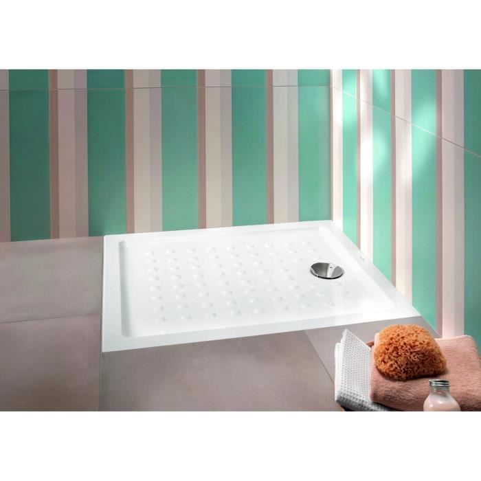 Receveur De Douche Rectangulaire En Ceramique Villeroy & Boch O.novo - 120 X 80 Cm - Blanc